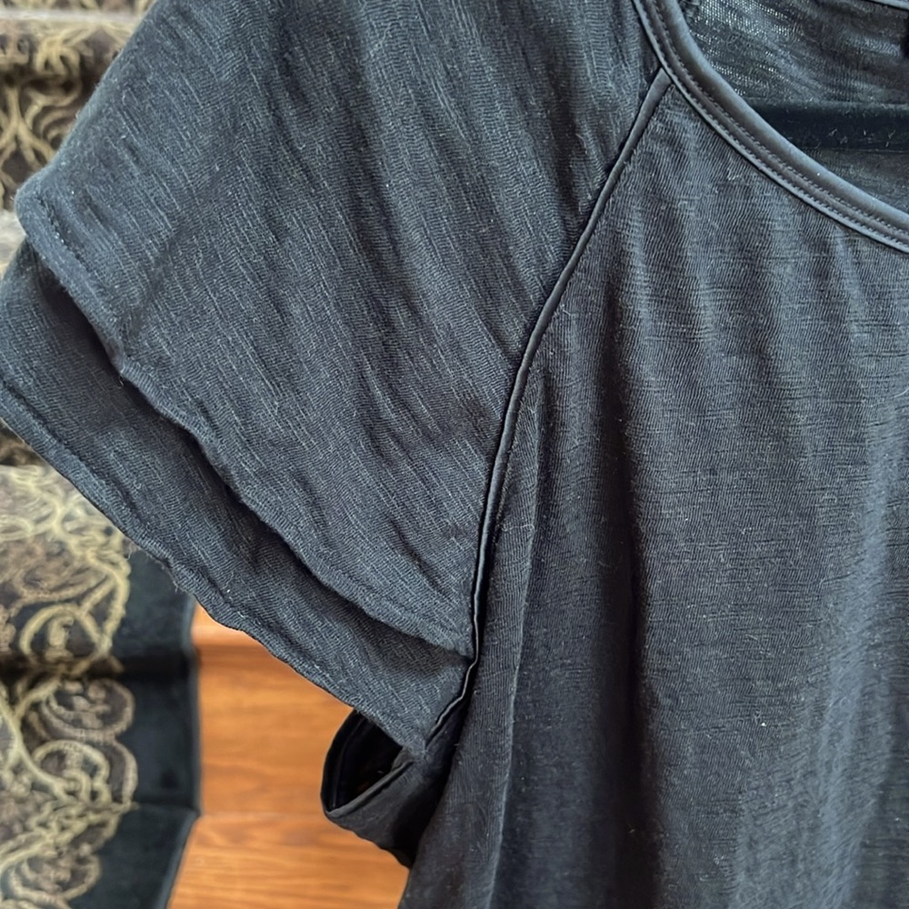 White House Black Market elevated tee. In black. Also white in closet